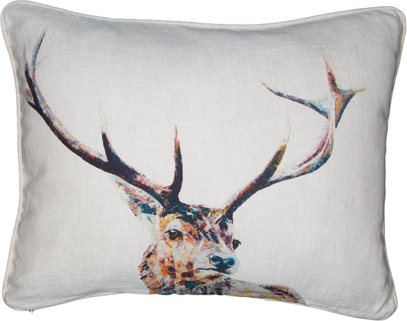 stag cushion, deer, scottish stag, red stag