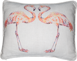 flamingo, flamingo cushion, flamingo gift
