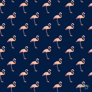 Fabulous Flamingo Cotton Lawn Scarf